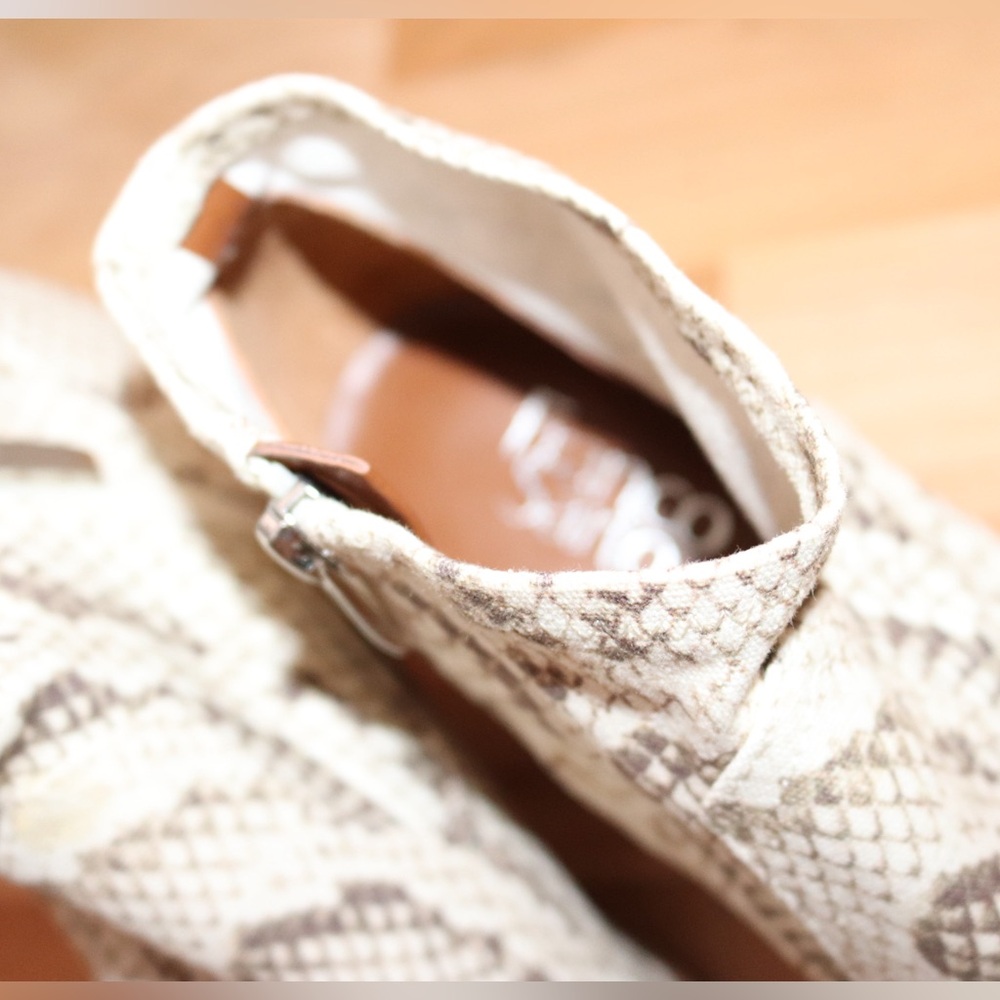 Franco Sarto | Python Canvas Booties Size 8 - Picture 4 of 8